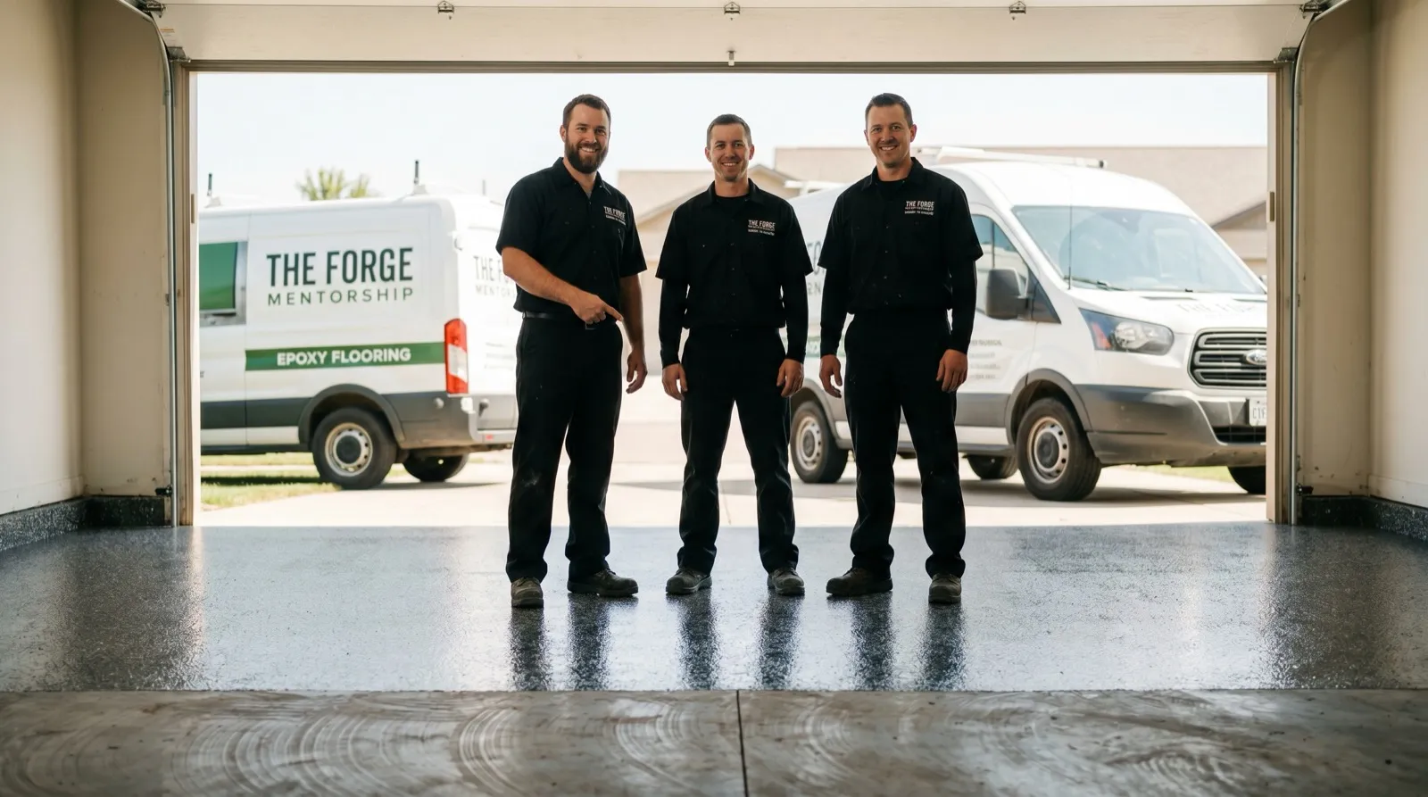 Rapid City Epoxy Floors crew at work in Rapid City, SD